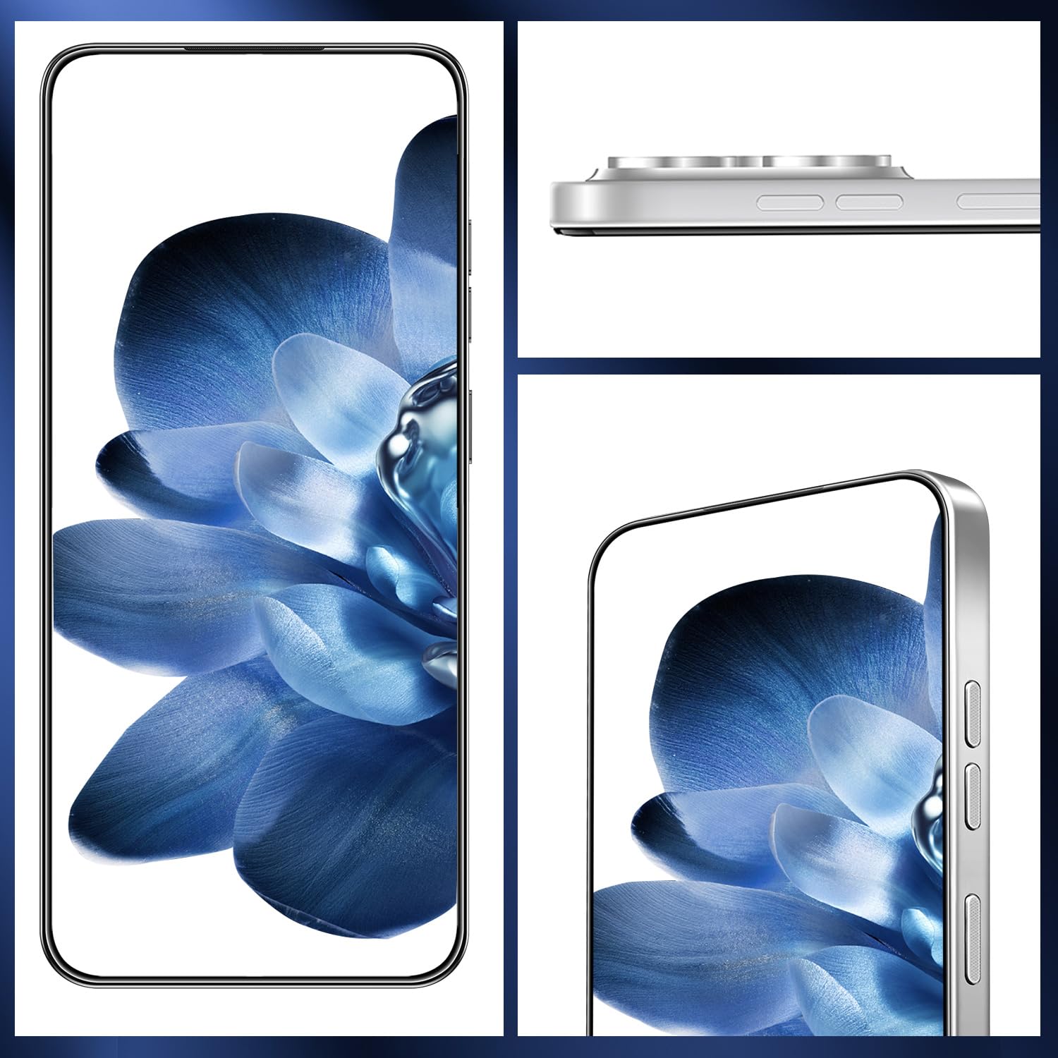 16PROMA X Smartphone New Upgrade 12GB+512GB/6.99" Display 68+108MP Zoom Camera,Tempered Glass Finish, 7000mAh Android 14 Smartphone (White)