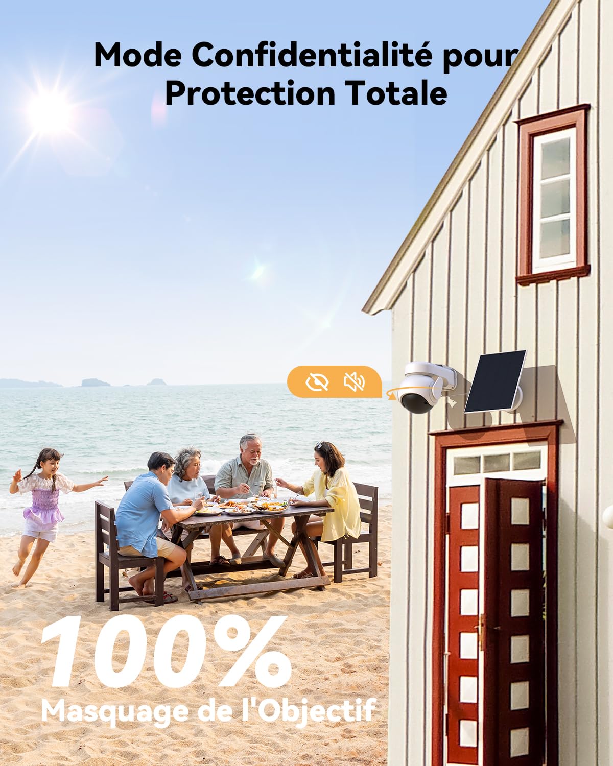 Imou 4G LTE Caméra Surveillance WiFi Exterieure sans Fil, 3K Caméra Solaire 4G avec Carte SIM, AOV 24/7 Enregistrement, 360°, 2.4GHz WiFi, 25M Détection Humaine/Véhicules,Mode Privé, Carte SD Incluse