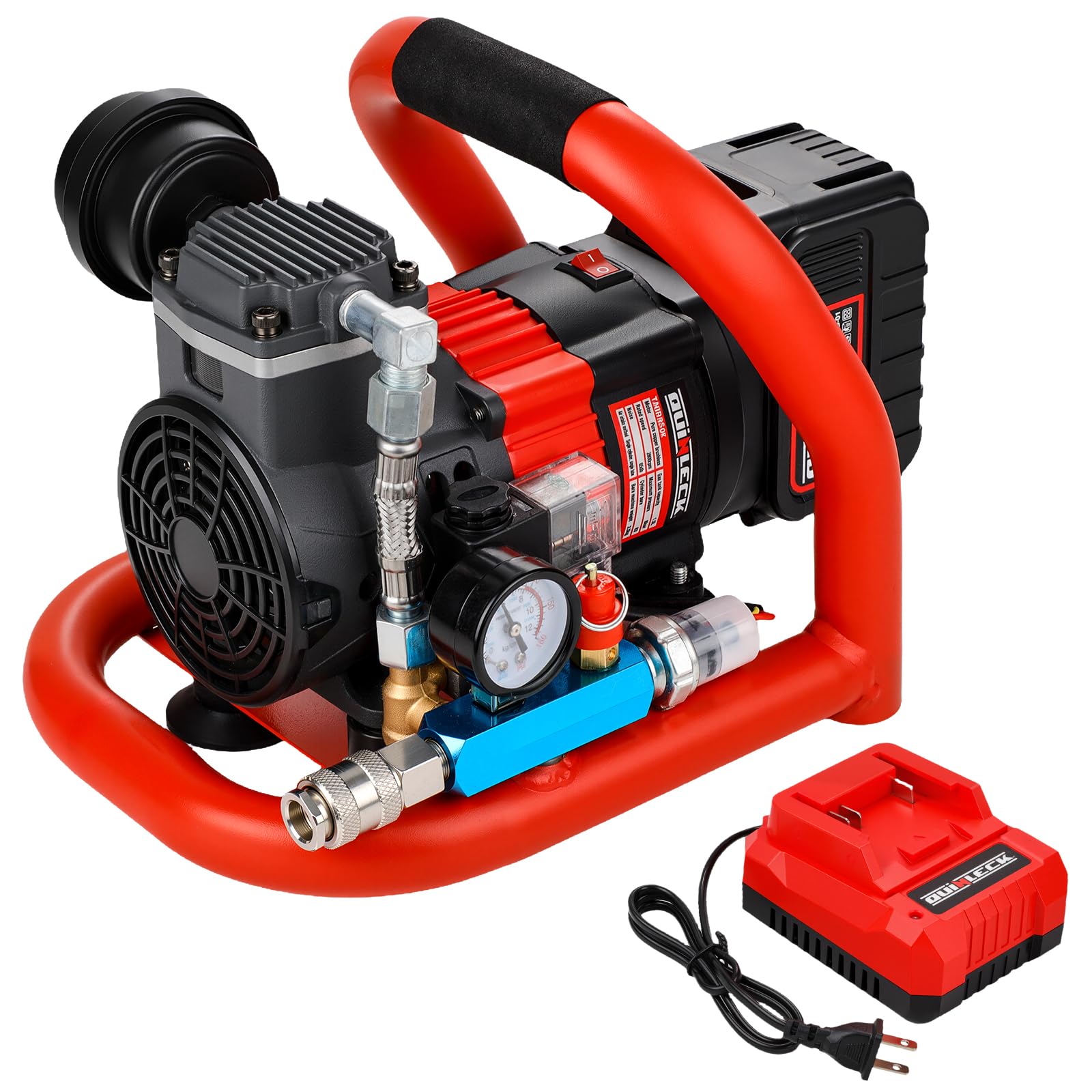 Amazon.com: QUINLECK Ultra Quiet Cordless Air Compressor