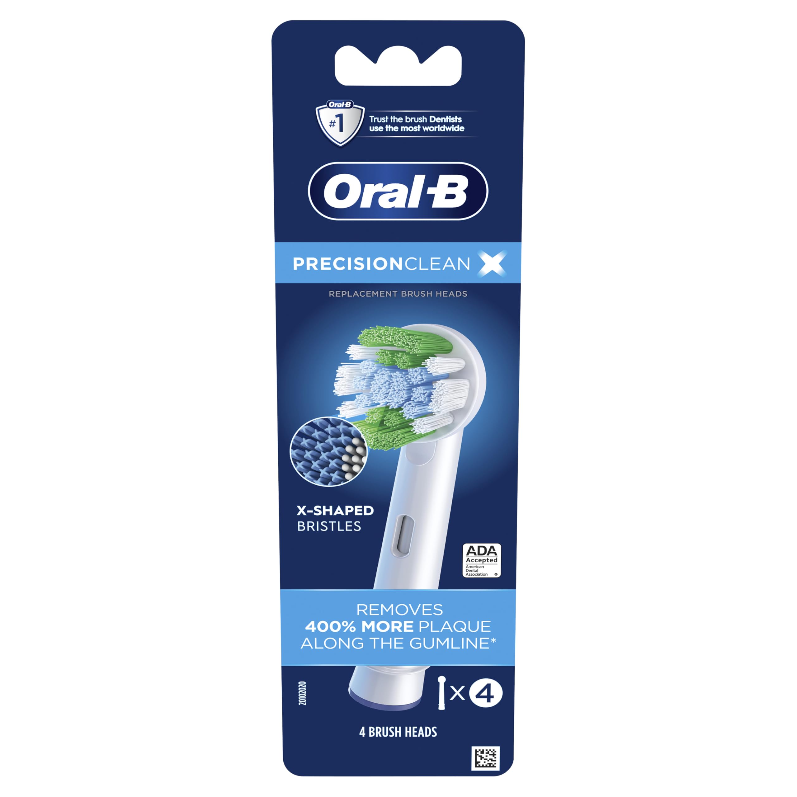 Precision Clean X-Filament Replacement Brush Heads 4 Count