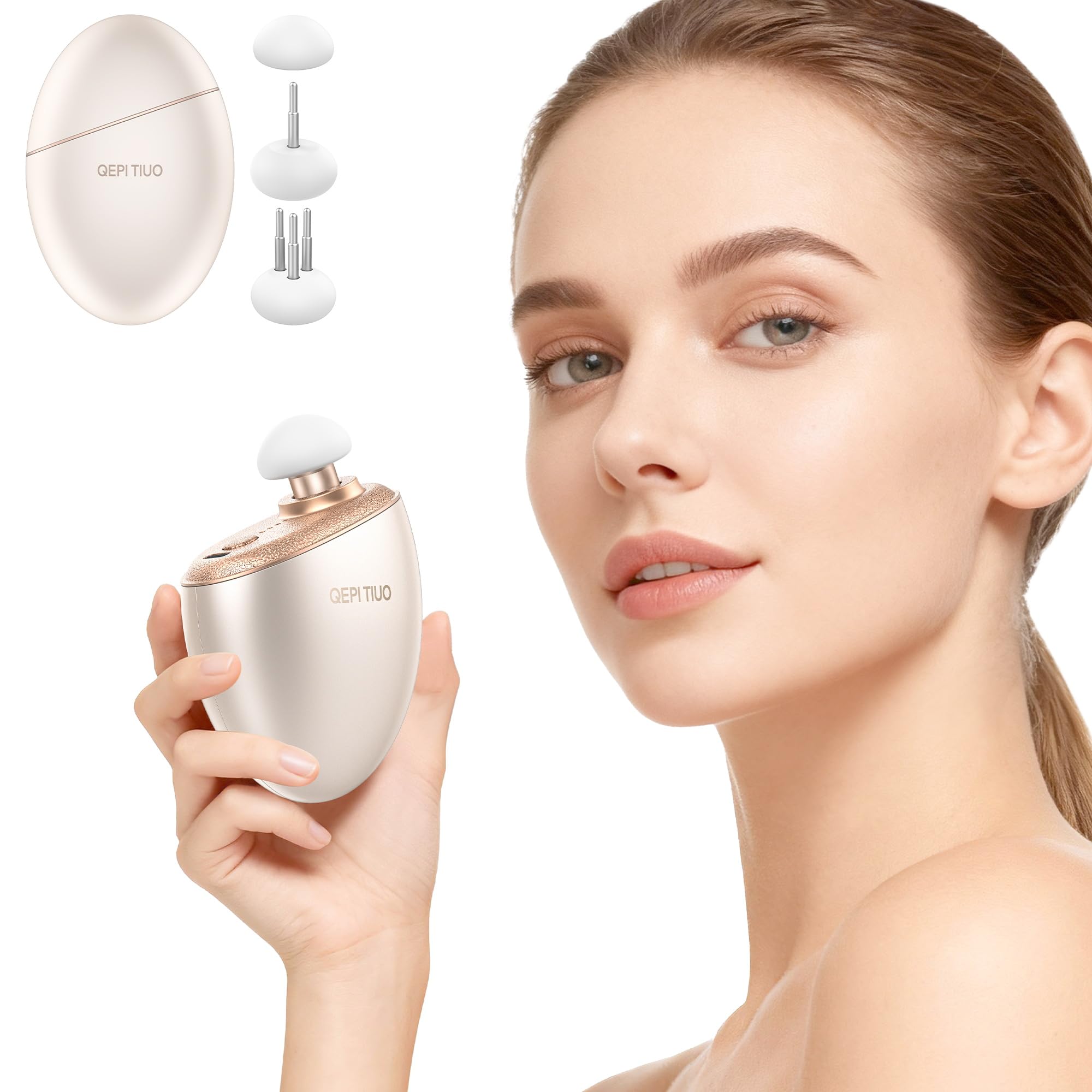 Super mini pistolet de massage 3 en 1 pour la relaxation musculaire, le soulagement du cuir chevelu et la beauté du visage, portable pour extérieur/salle de sport/maison, cadeau de qualité