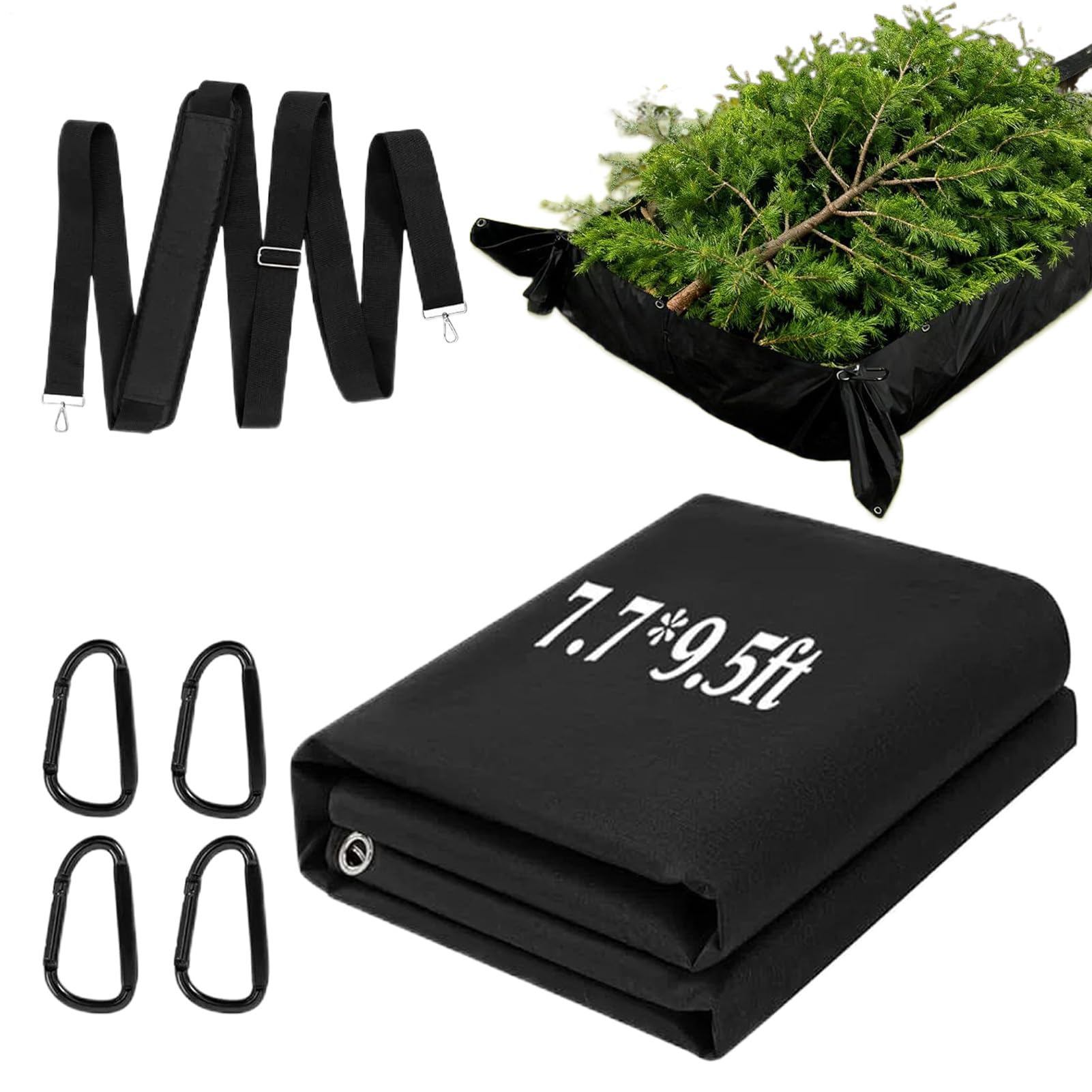 Bolsas Reutilizables Para Desechos De Jardín 45 kg Almacenamiento De Basura | Bolsa Recolectora De Hojas Con Correa Para El Hombro Para Mantenimiento Exterior Parque Jardín Camping Li