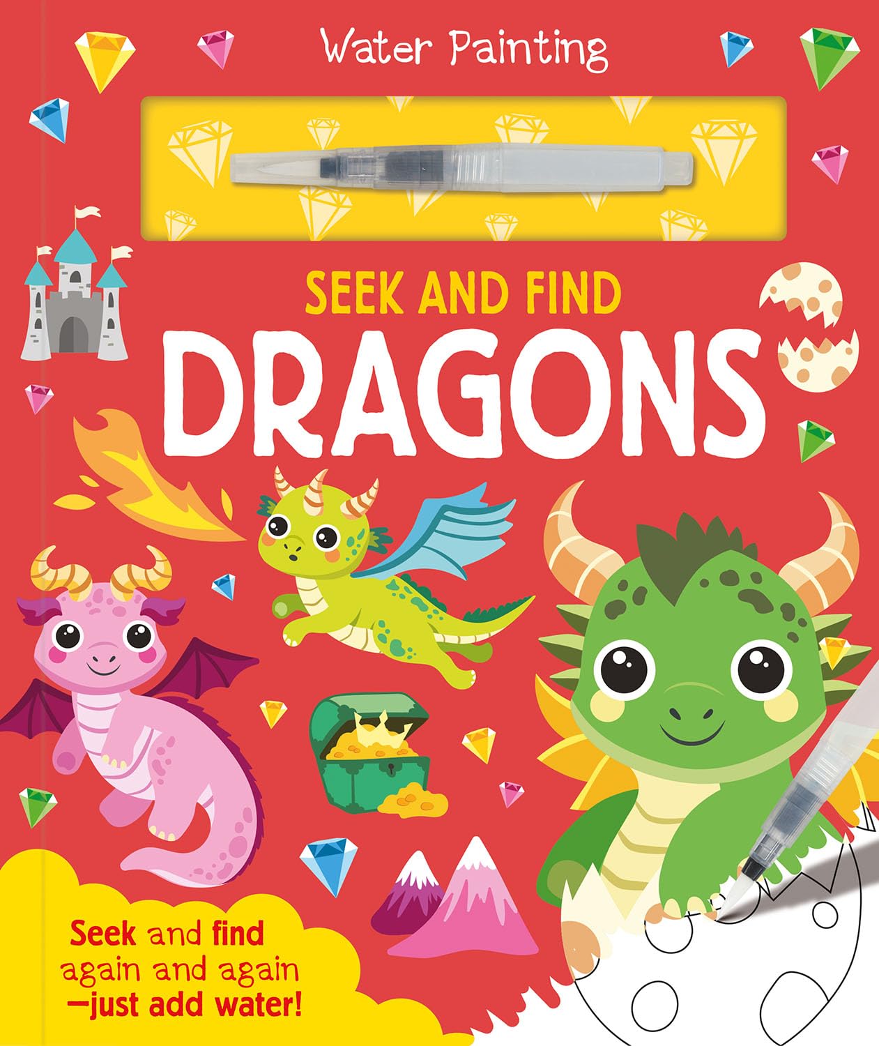 Seek and Find Dragons (Water Painting Seek and Find)