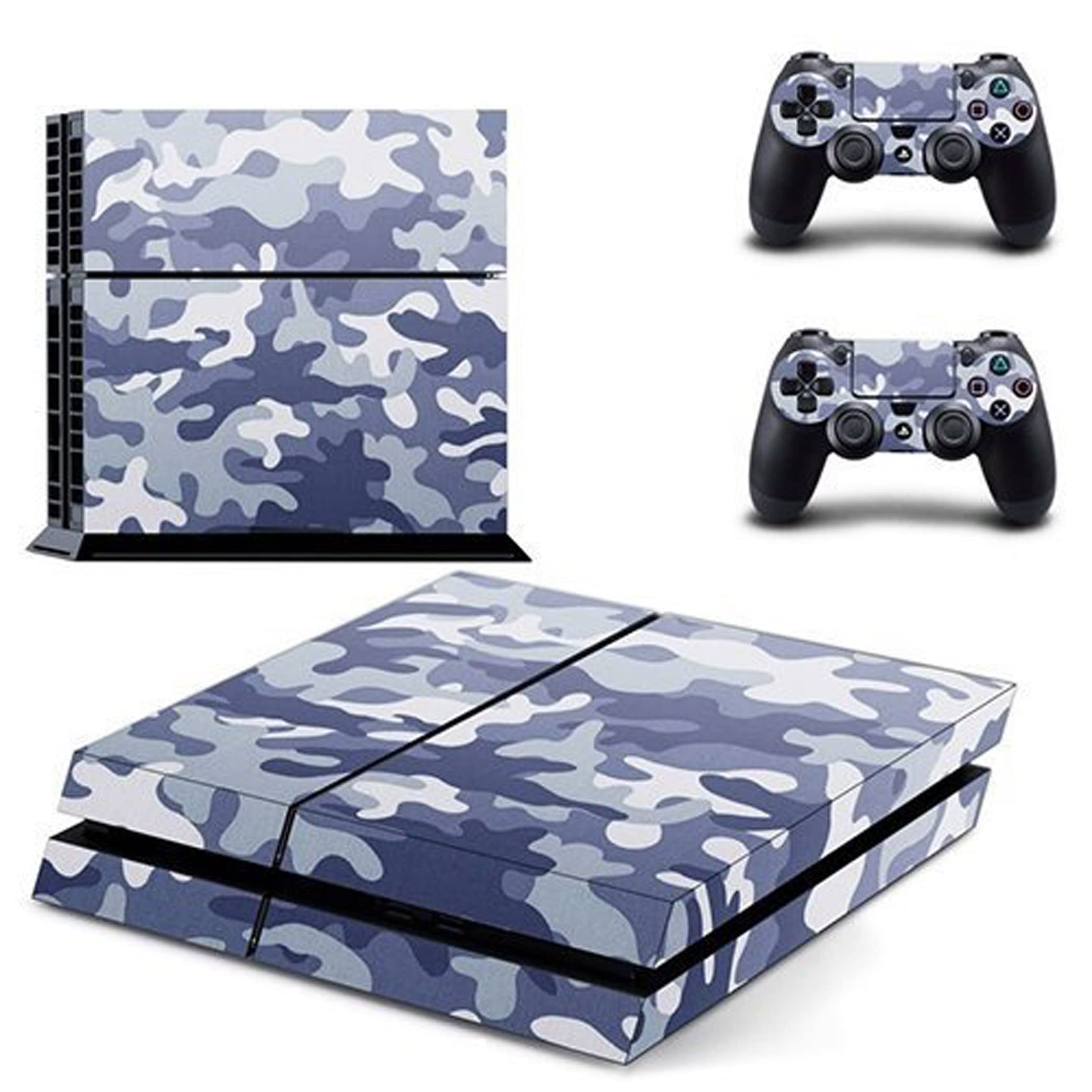 Elton Camouflage Theme Decal 3M Skin Sticker Cover for PS4 Console and Controllers (Blue) (B01N59O0GA) Amazon Price History, Amazon Price Tracker