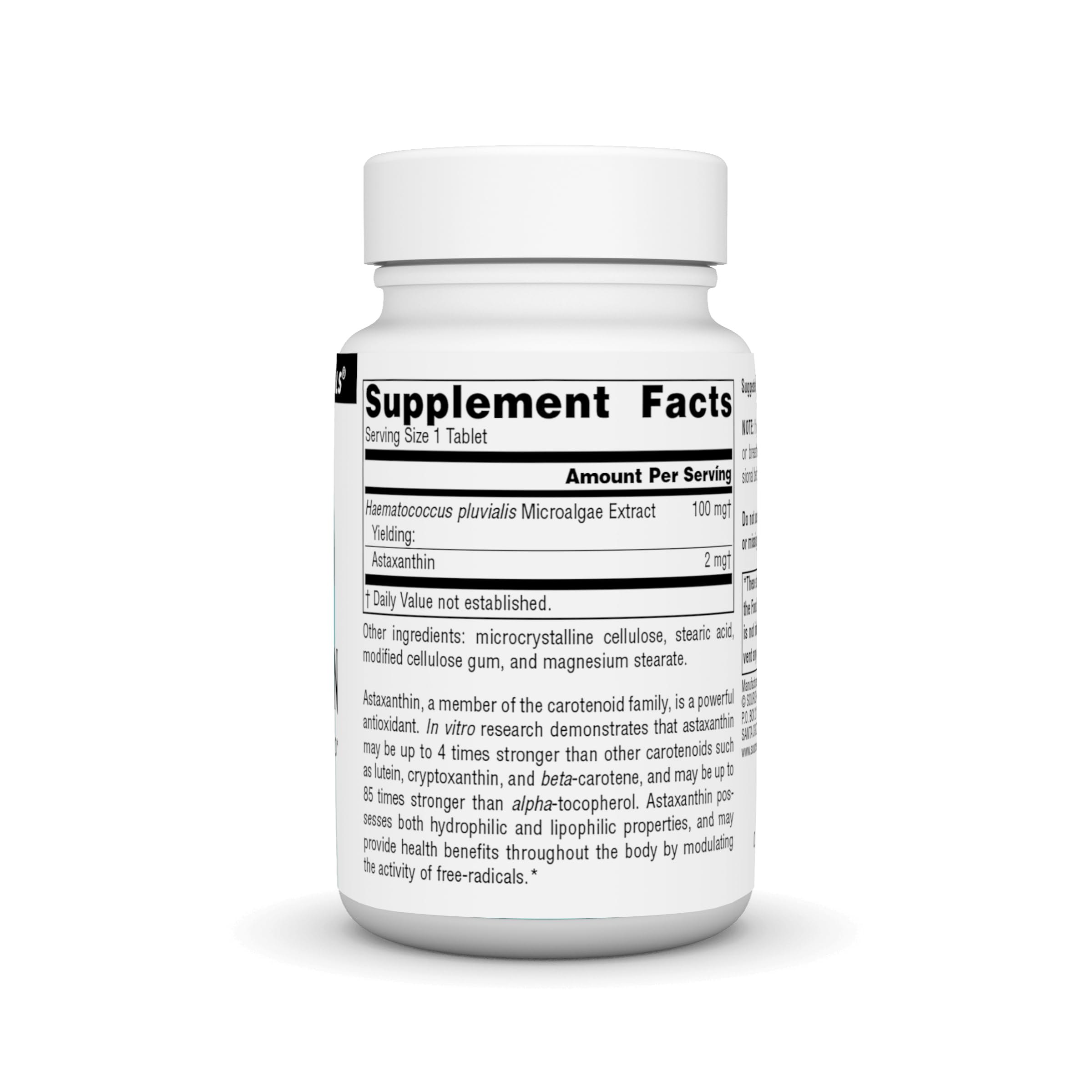 Source Naturals Astaxanthin, Antioxidant Carotenoid*, 2mg - 120 Tablets — Amazon image 2