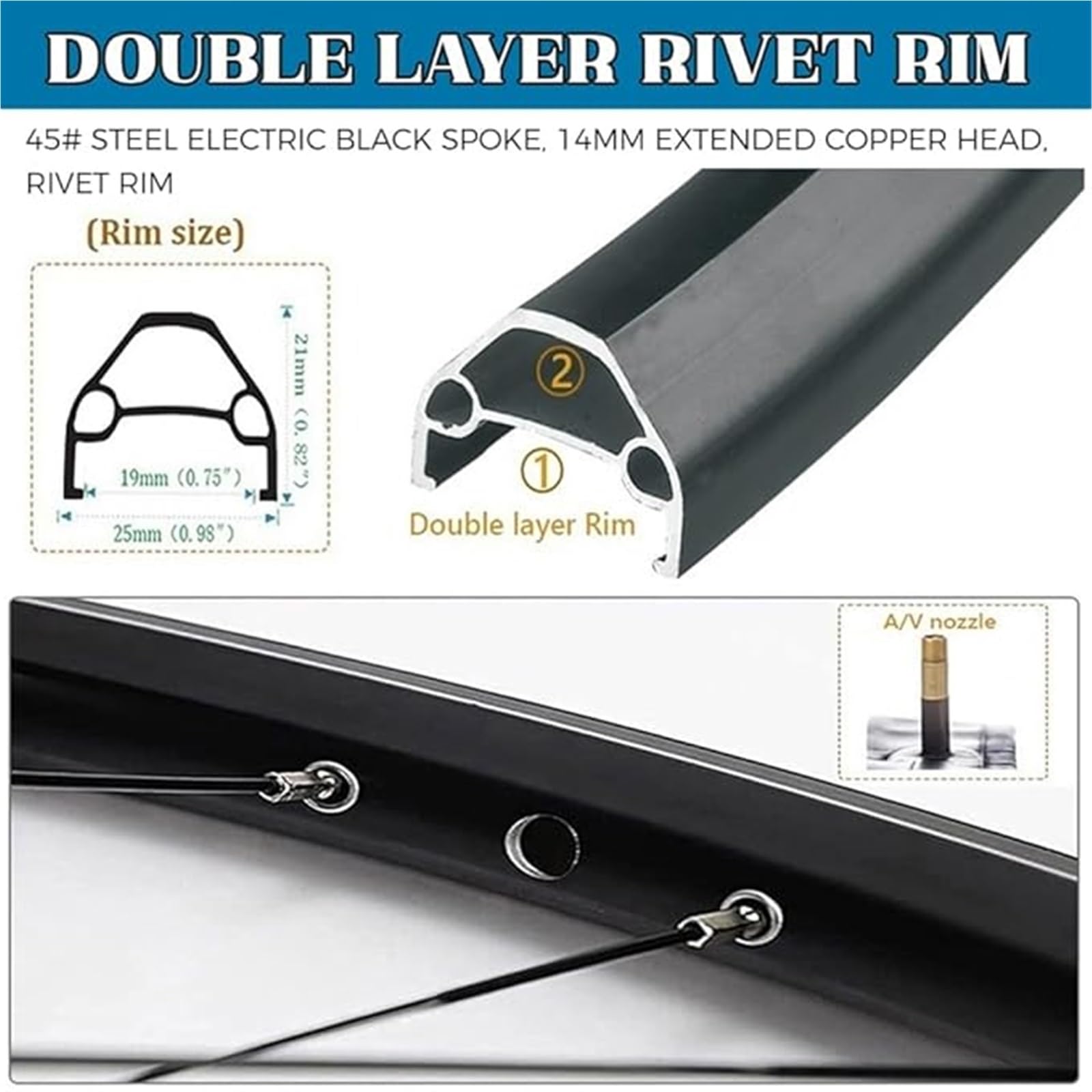 Ruote Posteriori MTB, Cerchio Lega Alluminio Ad Alta Resistenza Sgancio Rapido Freno Disco 135 Mm For Mountain Bike 32H Nere For Ruote 7-12 Velocità