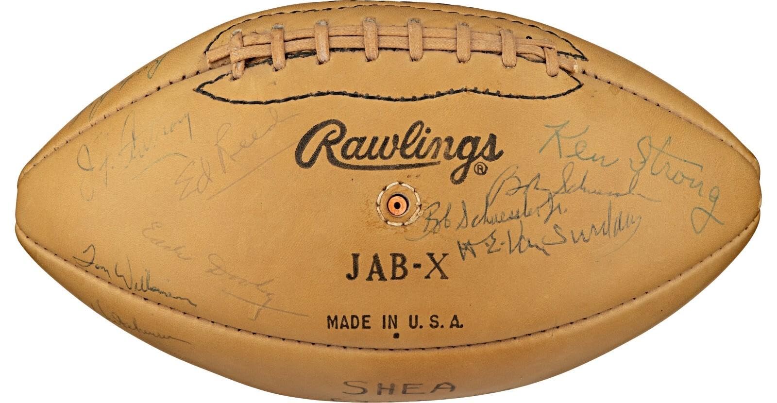 Fritz Pollard Signed 1966 Football First Football Player PSA DNA