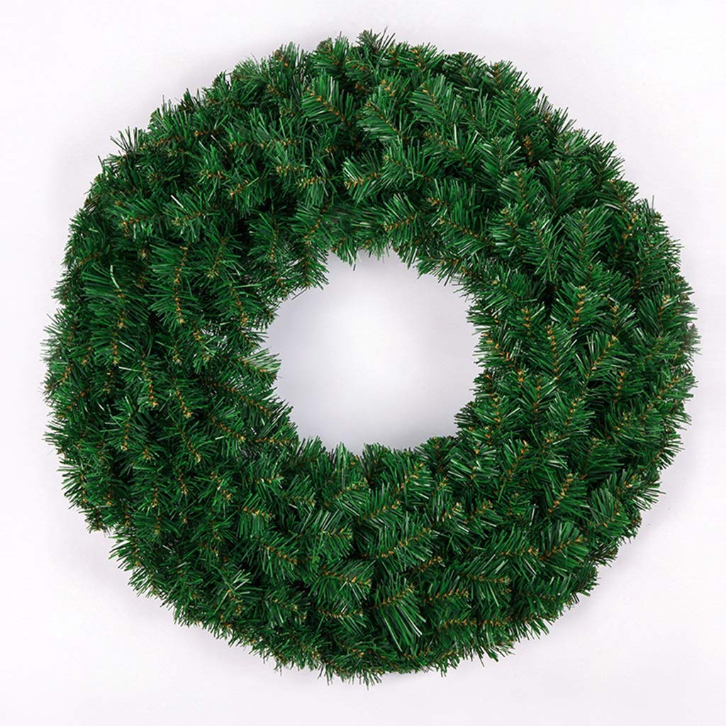 Guirlande murale Noël verte de 40CM aux finitions soignées pour décoration durable