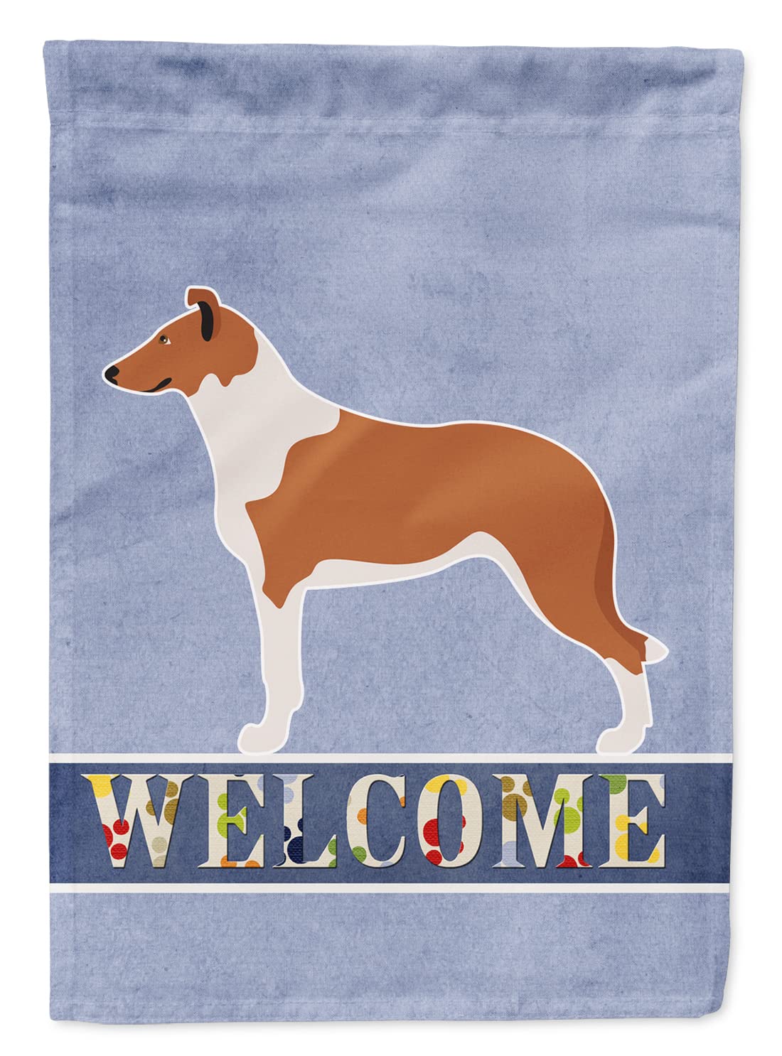 Drapeau de bienvenue Smooth Collie taille S pour embellir une entrée