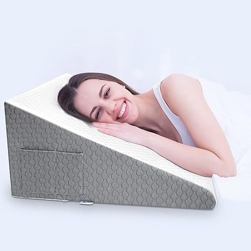 Miniatura 3 de Forias Funda de almohada de cuña para almohada de cuña de 12 pulgadas para dormir, funda de almohada de cuña para reemplazo de almohada de cuña,