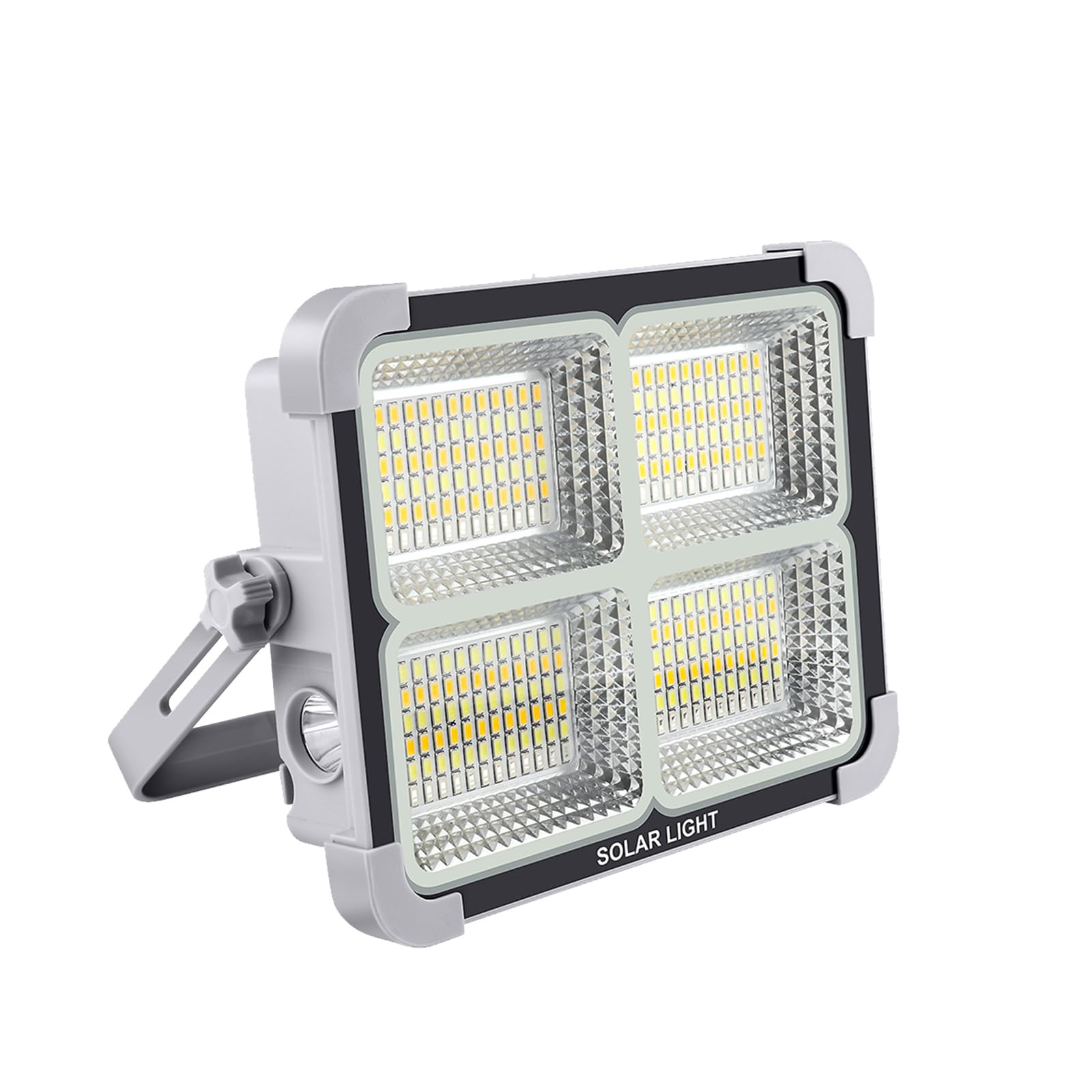 Faretto LED 150W Ricaricabile Con Pannello Solare - Luce Da Lavoro Portatile 11000mAh, 5 Modalità, Impermeabile IP66 - Foto 7