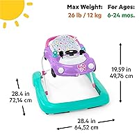 Vista 63 de Bright Starts Giggling Safari Walker with Easy Fold Frame for Storage, Ages 6 Months +