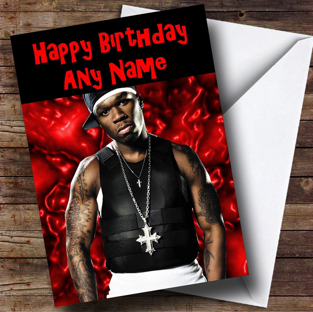 Personalised 50 Cent Birthday Card | Personalised Card | Greetings Card | 8661