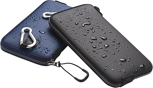 Miniatura 8 de Bolsa de neopreno para teléfono celular, apertura de cremallera grande, fundas ligeras y protectoras para teléfono celular para iPhone, bolsa de