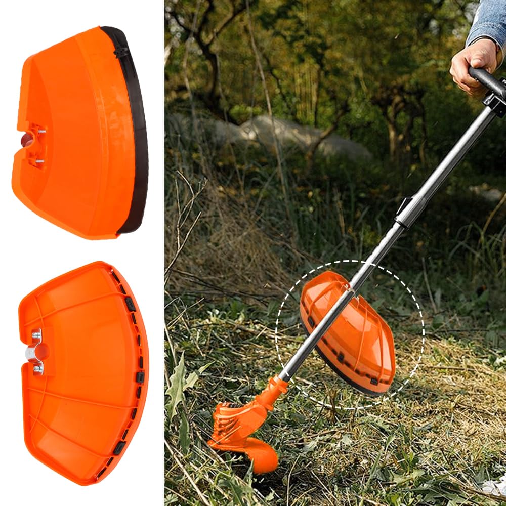 BORDSTRACT Protection De Débroussailleuse En Plastique, 26 Mm 28 Mm Orange Pour Tondeuse à Gazon Et Débroussailleuses à Essence, Accessoire De Protection Anti-poussière