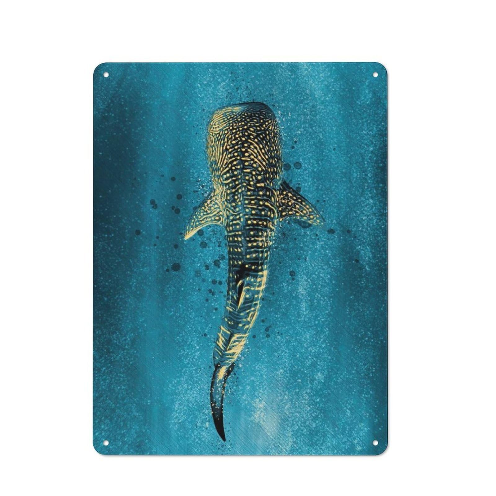Junmoney Style-11 Metal Sign 40X30cm With The Giant For Workshop Wall, Vintage Decor, For Vintage Wall Decor Fans, For Metal Sign Collectors