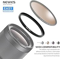 Vista 3 de Adaptador de lente de 2.283 in a lente de cámara de 1.693 in, anillo adaptador de anillo reductor de filtro de 2.283 in a 1.693 in, compatible