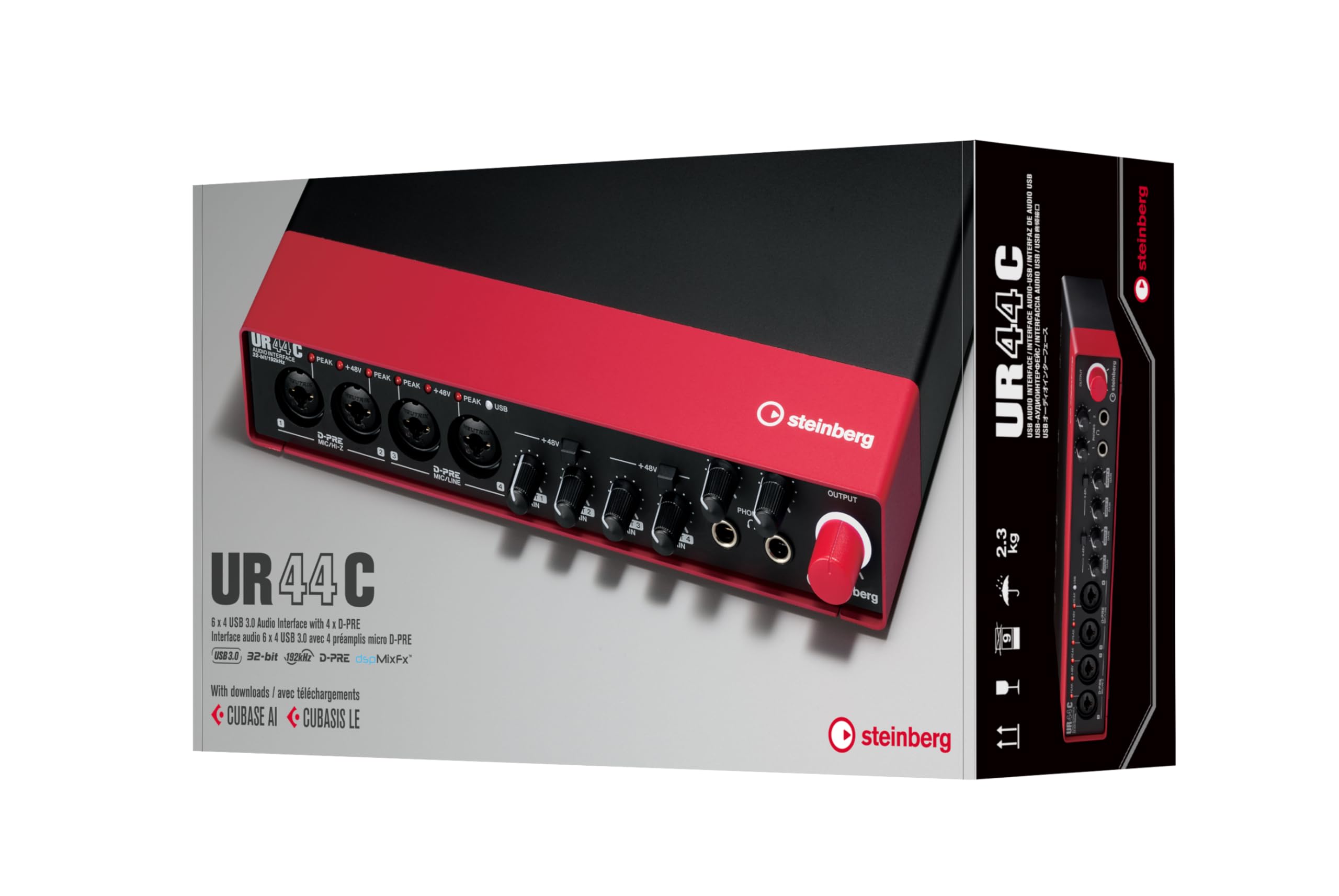 Steinberg UR44C(cubese無) Steinberg UR44C USB 3.0 interfejs audio, łącznie z Cubase AI