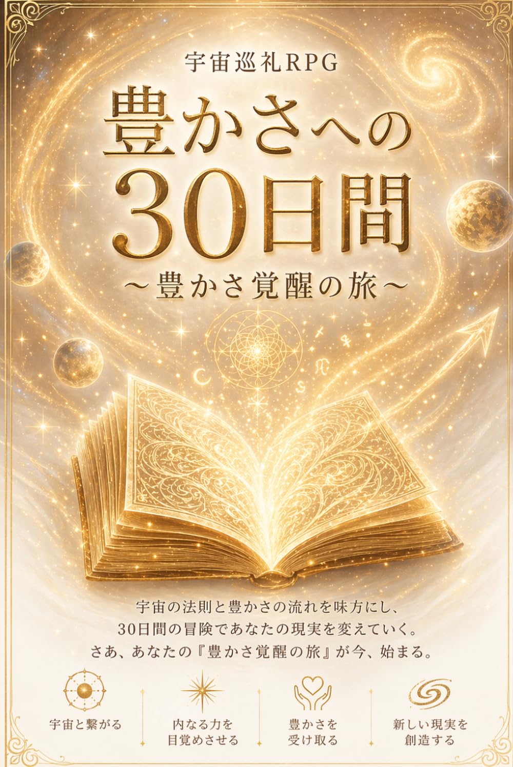 宇宙巡礼RPG 豊かさへの30日間　〜お金の恐れを手放し、豊かさを覚醒させる旅〜: 毎日5分の内観ワークで、お金との関係が変わる。30日間・30の守護者と巡る豊かさ覚醒ワークブック