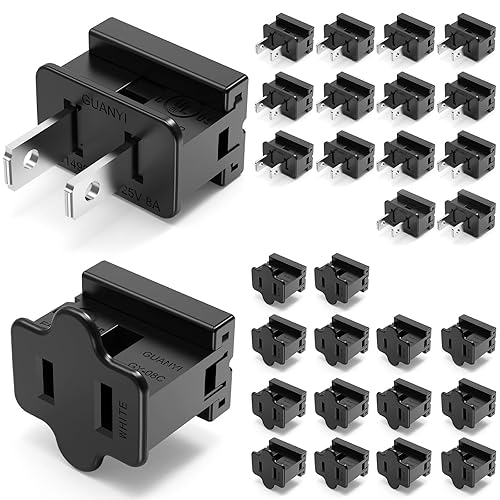 Miniatura 8 de SPT-1 - Juego de enchufes de iluminación navideños para Navidad macho y hembra, enchufe de vampiro, enchufe Gilbert, tapón de cremallera, 30