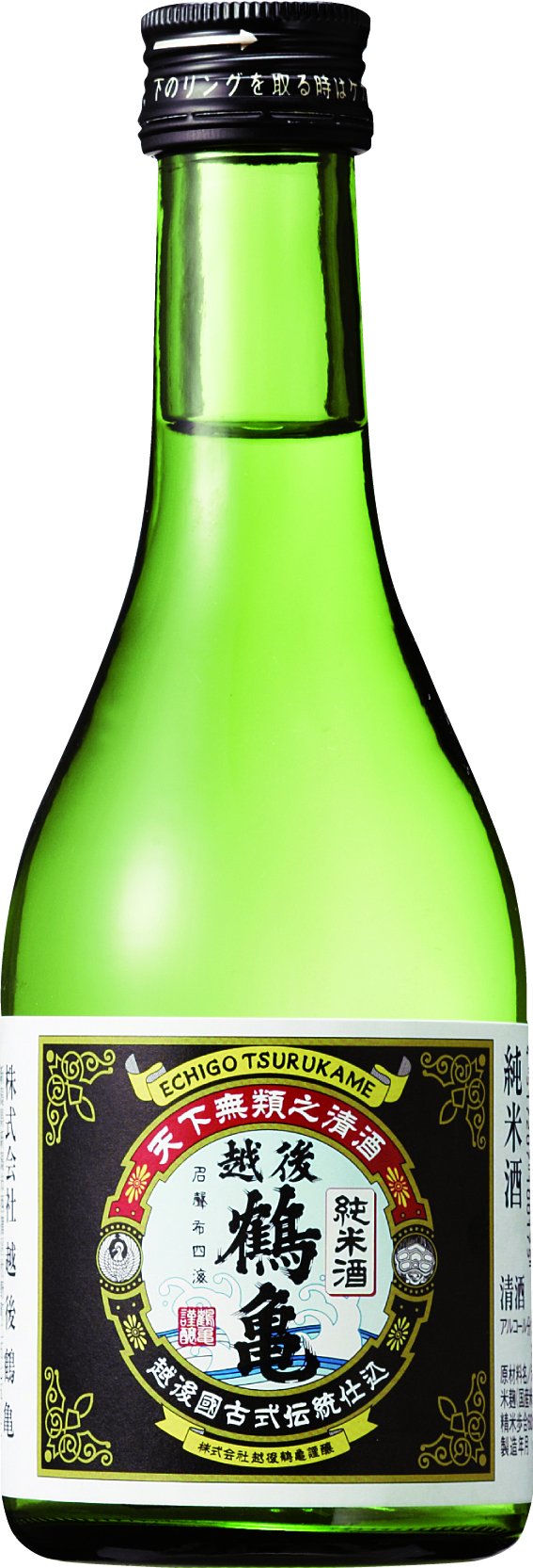 Amazon.co.jp: 越後鶴亀 純米 300ml [ 日本酒 新潟県 ] : 食品