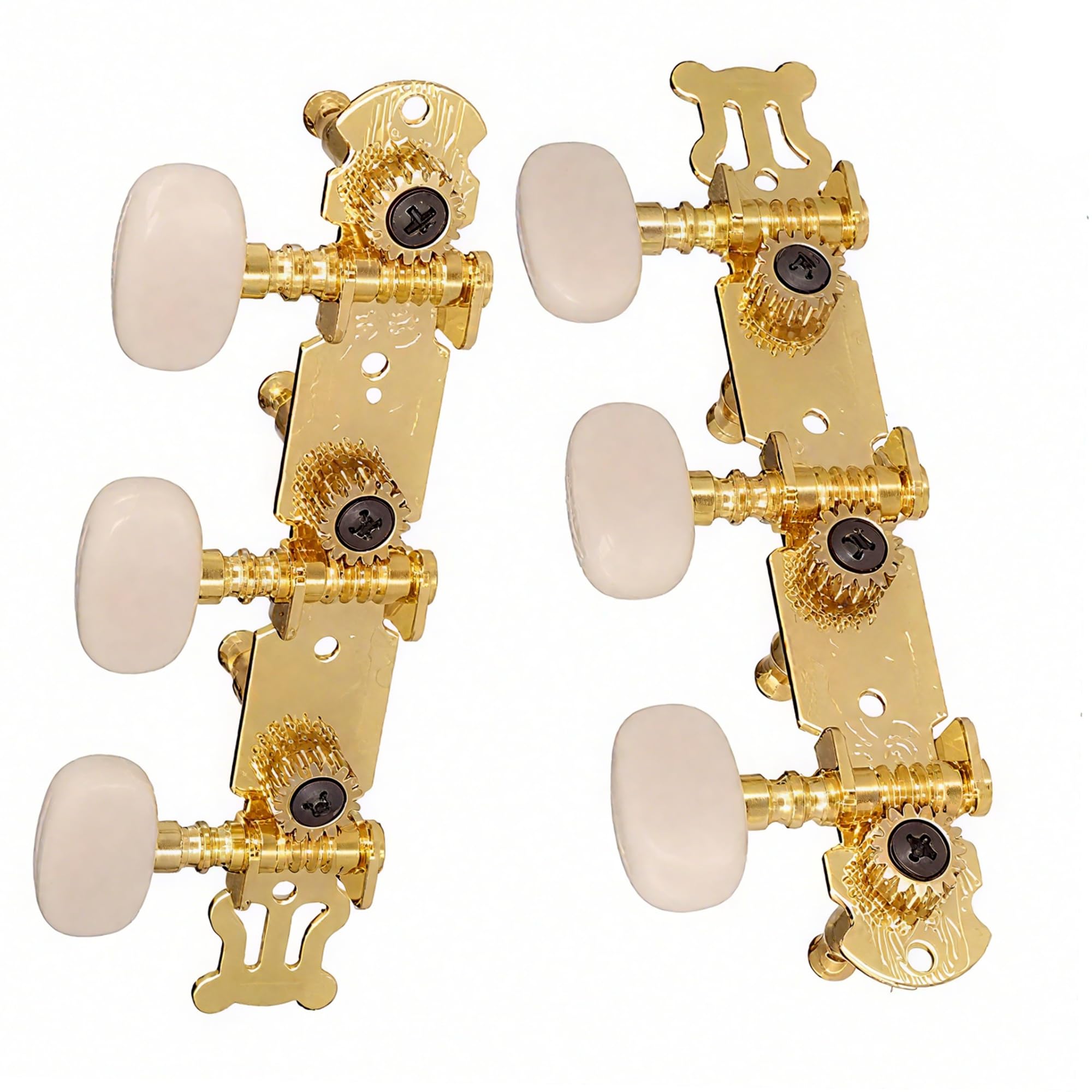 cheville de guitare Lot de 2 mécaniques d'accordage pour guitare folk