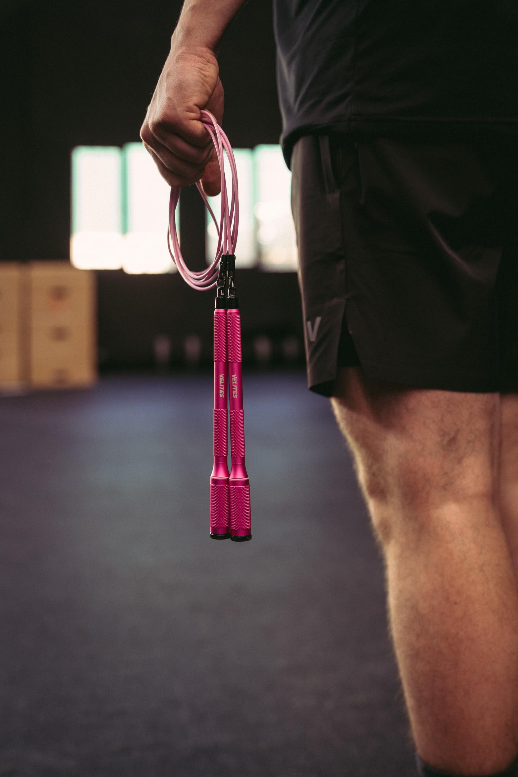 Velites Cyclone Corde à sauter ultra légère Premium pour Double Unders et Crossovers
