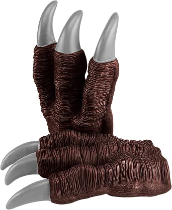 PURFUN Dinosaur Claw Gloves Realistic Velociraptor Tyrannosaurus Hand Paw Gloves Cosplay Halloween Pretend Play Costume