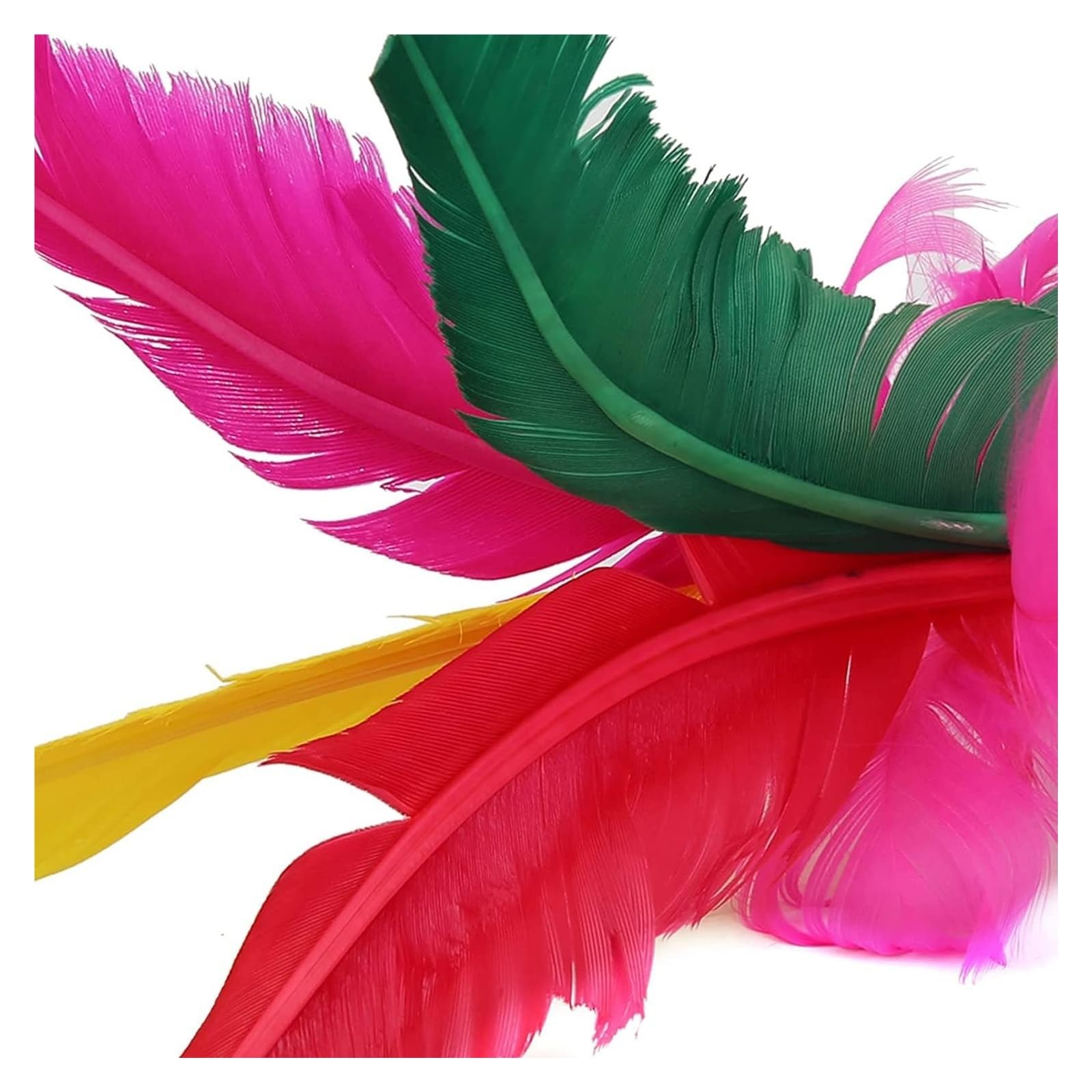 Volant chinois, volant en plumes colorées, 2 x volants, 2 volants chinois colorés Jianzi for les