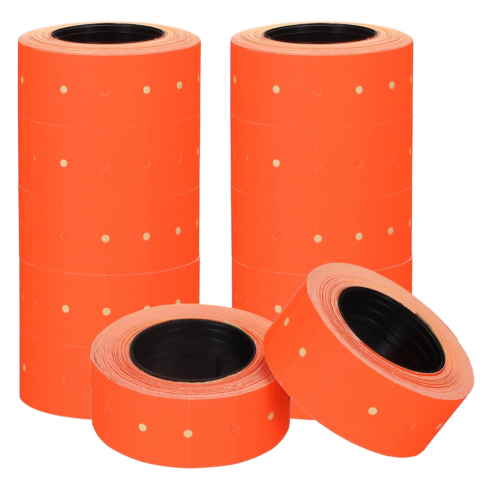 PATIKIL Price Gun Labels for Mx-5500, (10 Roll 6000Pcs, Red), Sticky Price Marker Label Stickers Blank Tag Stickers, Suit for - Retail Shop Office