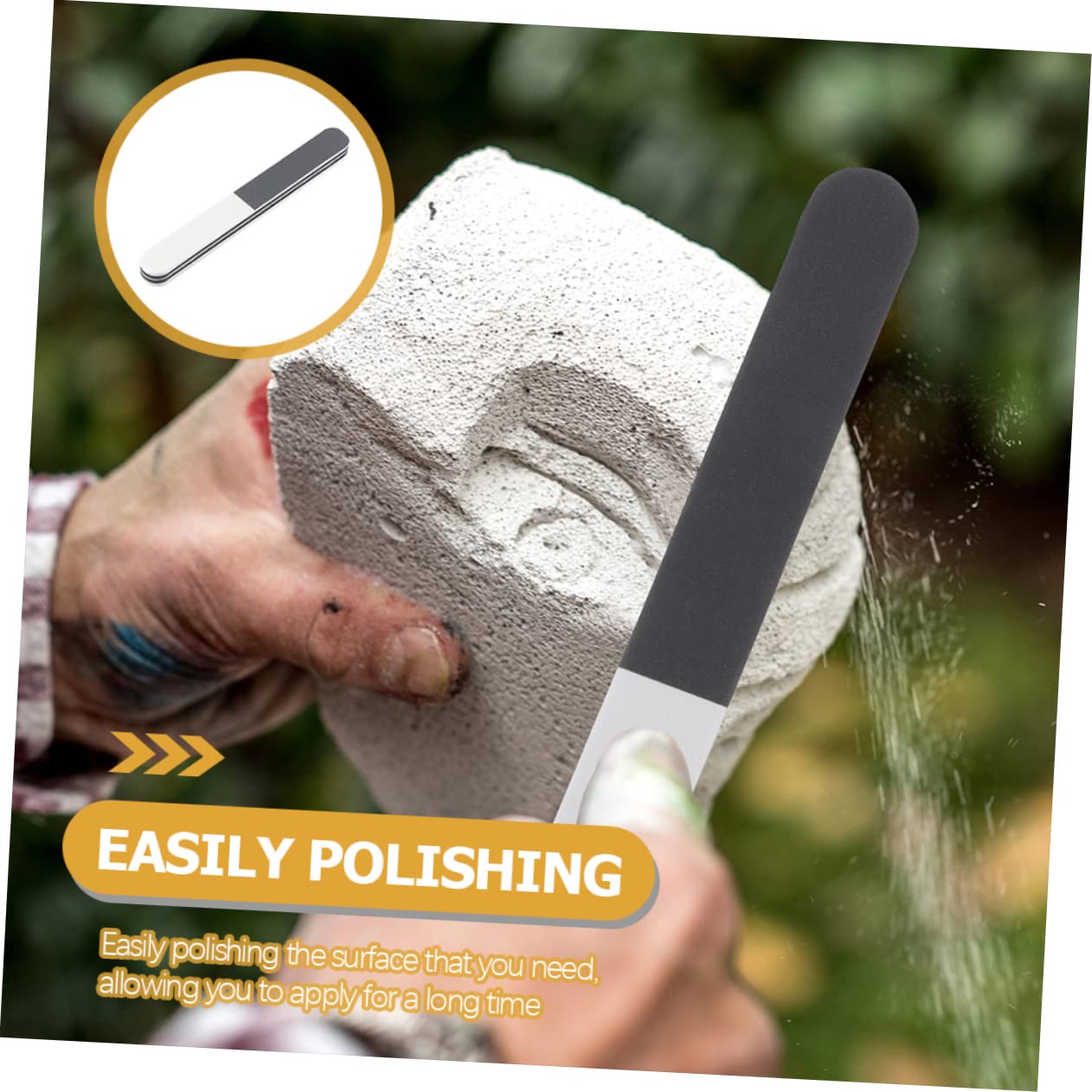 Mikikit 30 Pz Strumento Di Lucidatura Del Modello Lima Per Unghie in Cartone Smerigliato Tampone Per Unghie Pedicure Blocco Per Levigare Le Unghie Eva Multiuso Bastoncino Di Carta Vetrata