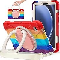 Vista 42 de Funda resistente para Galaxy Tab S10 Ultra 2024/S9 Ultra 2023/S8 Ultra 2022, funda híbrida resistente con soporte para S Pen, funda a prueba