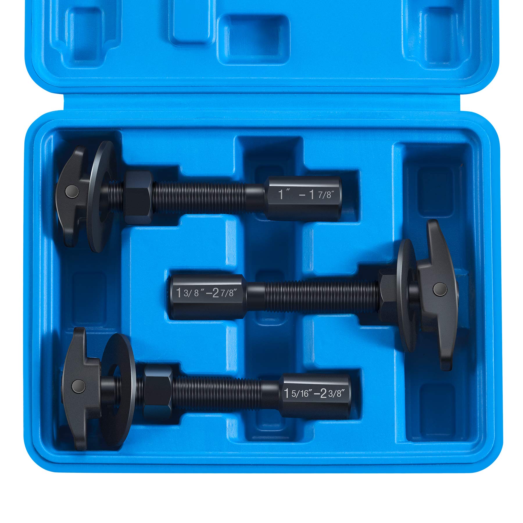 Orion Motor Tech Rear Axle Bearing Puller Tool Set, Rear Axle Bearing Remover Set, Rear Axle Bearing Removal Tool Kit with 3 Sizes 1-1/4 to 1-7/8, 1-5/16 to 2-3/8, & 1-3/8 to 2-7/8