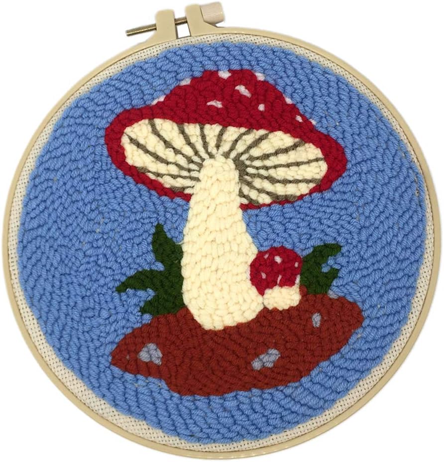 Harilla Punch Kit, Embroidery Kit for Beginners Stitch Set