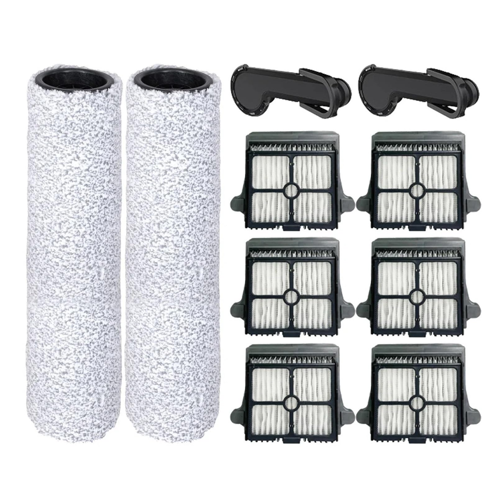 Repuestos For Filtros De Cepillo De Rodillo De Vacío | Compatible for Tineco, Floor One S7 Flashdry Húmedo Seco(3rollers)
