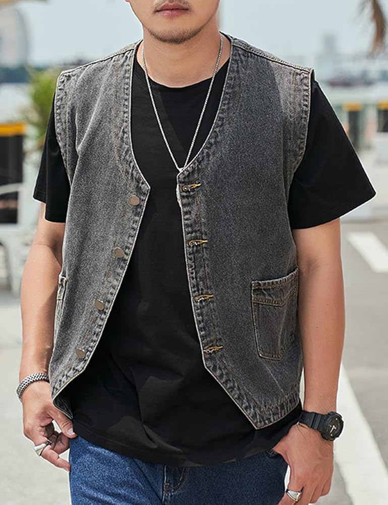 インカネーション 25SS DENIM PEAKED LAPEL VEST インカネーション 25SS DENIM PEAKED LAPEL VEST インカ