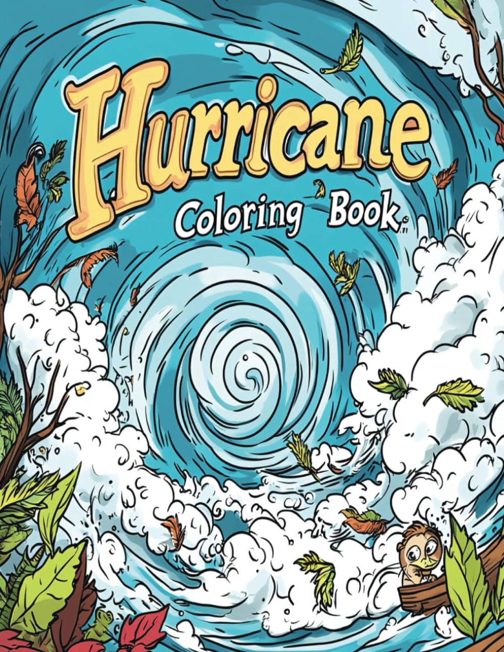 Hurricane Coloring Book