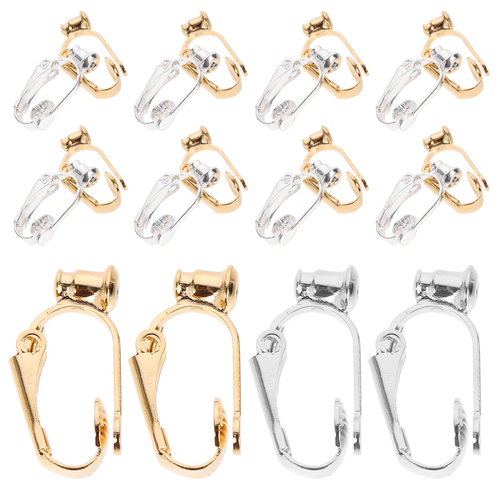 Adattatore Orecchino in Rame 20 Pezzi, Clips Convertitore