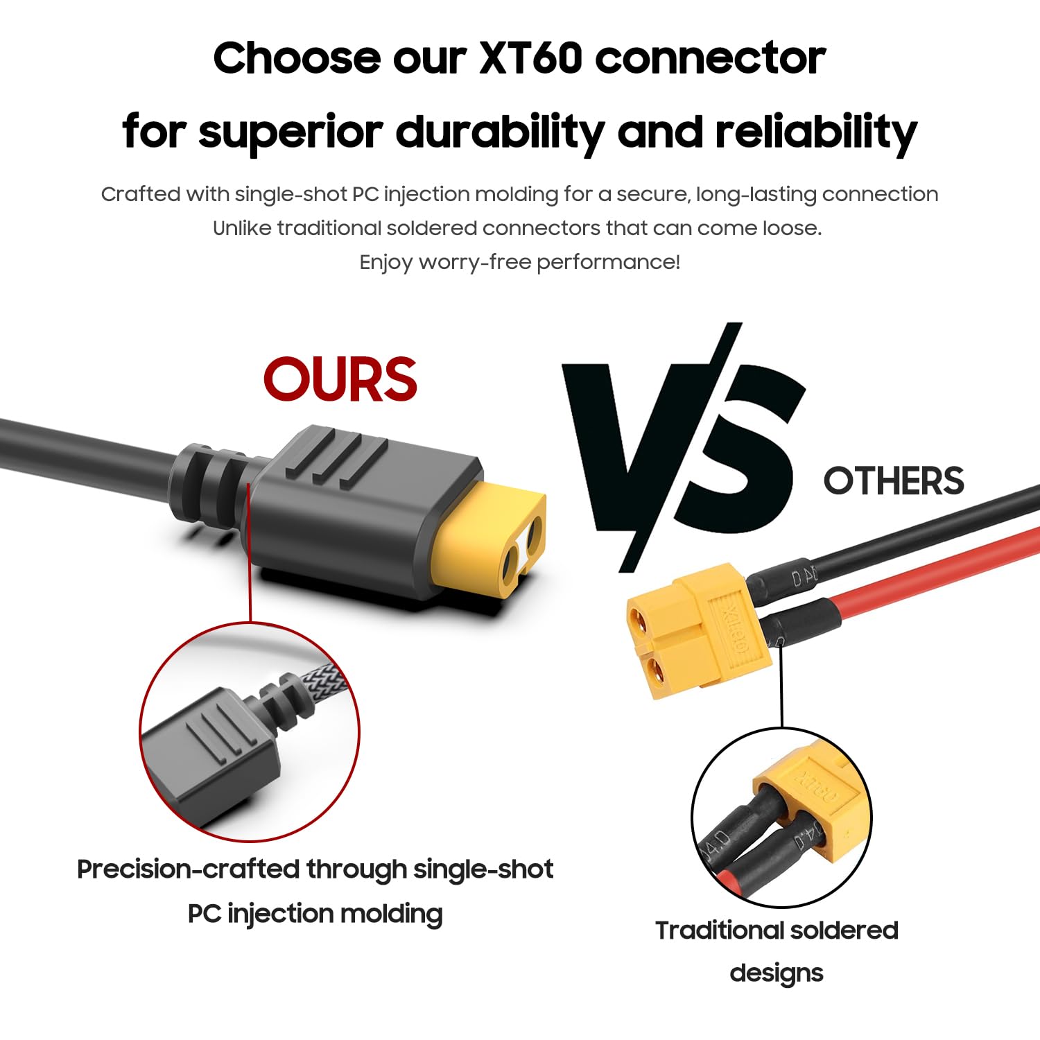 Amazon.com: CASIMY 10FT/3M XT60 Extension Cable Adapter Female to