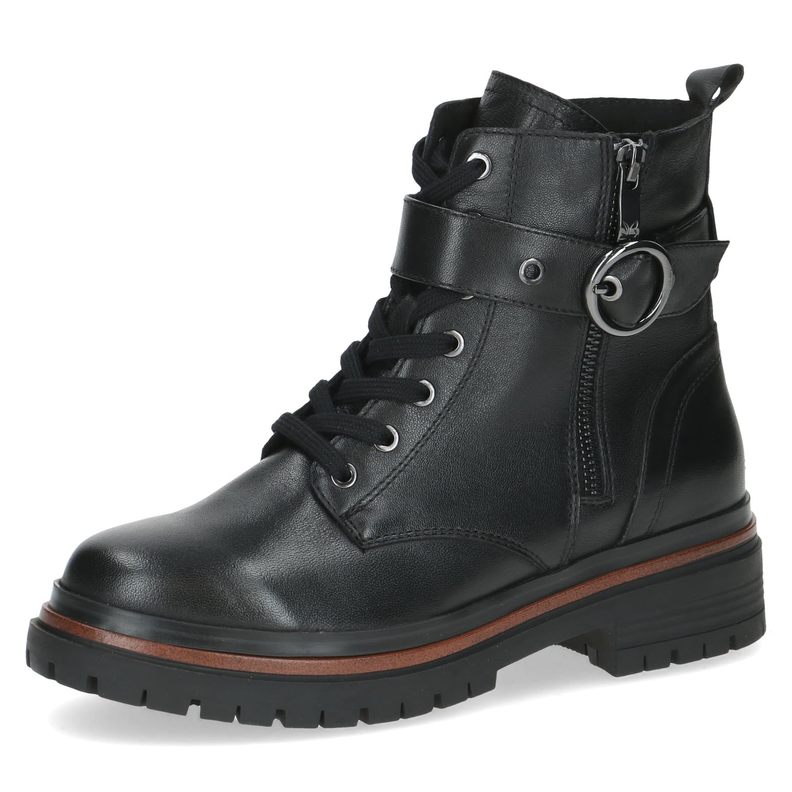 CAPRICE Damen Stiefeletten aus Leder mit Schnalle