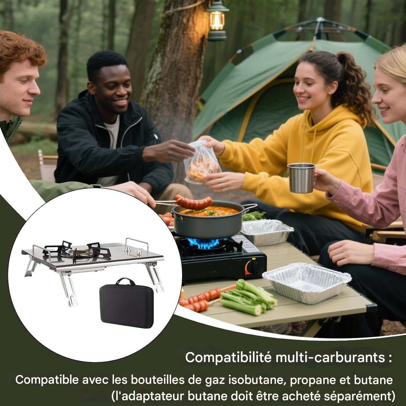 Piec Turystyczny Przenośna Składana Kuchenka Turystyczna Do Gotowania Na | Sprzęt do Gotowania na Zewnątrz na Wędrówki Grillowanie