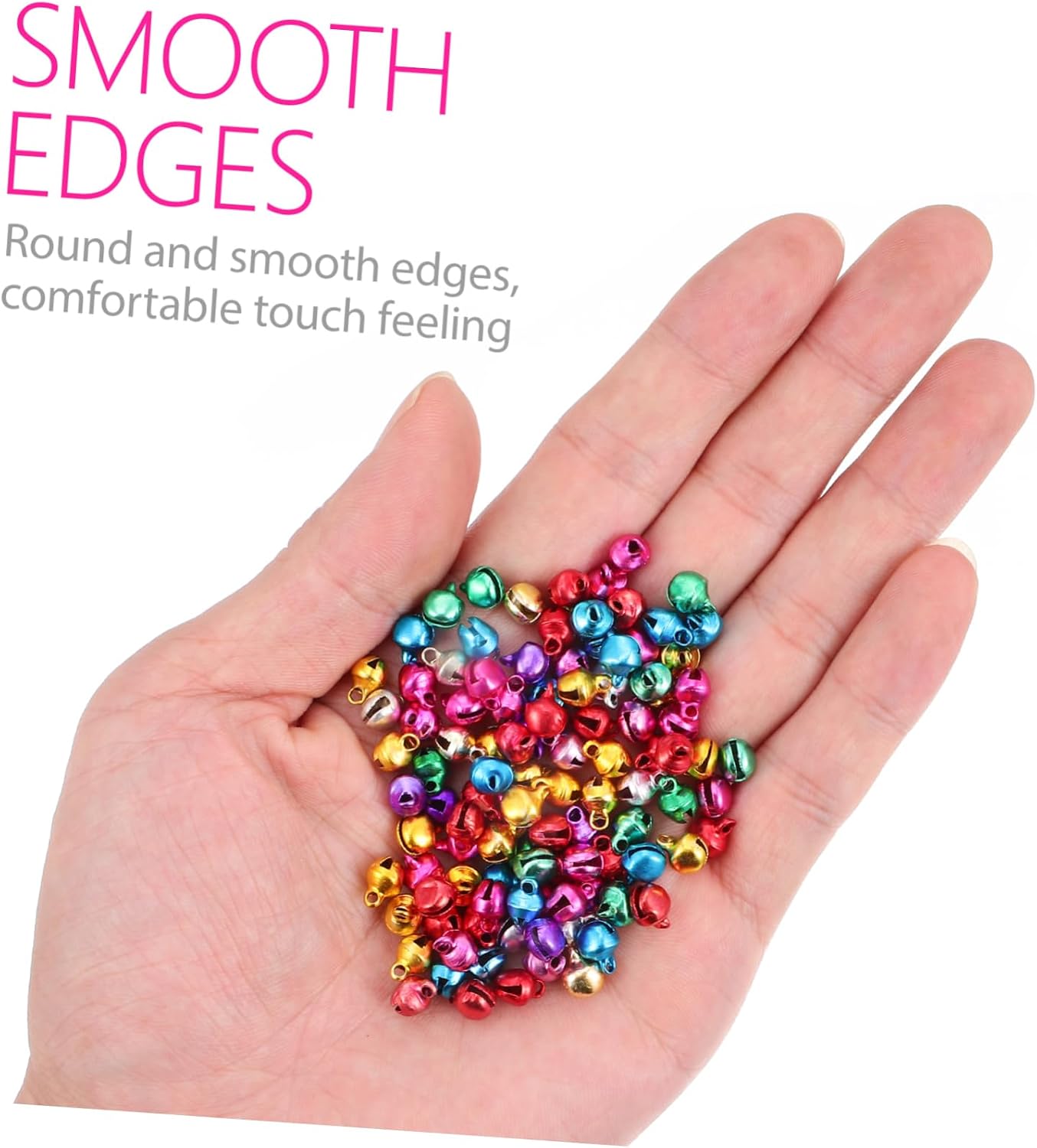 DIY Christmas Tree Decorations 100pcs Large Bells Ornaments Beads Decor Balls for Christmas Tree