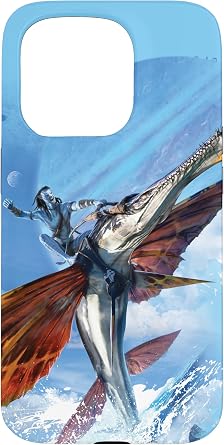 iPhone 15 Pro Avatar The Way of Water Jake Sully Riding Skimwing Painted Case