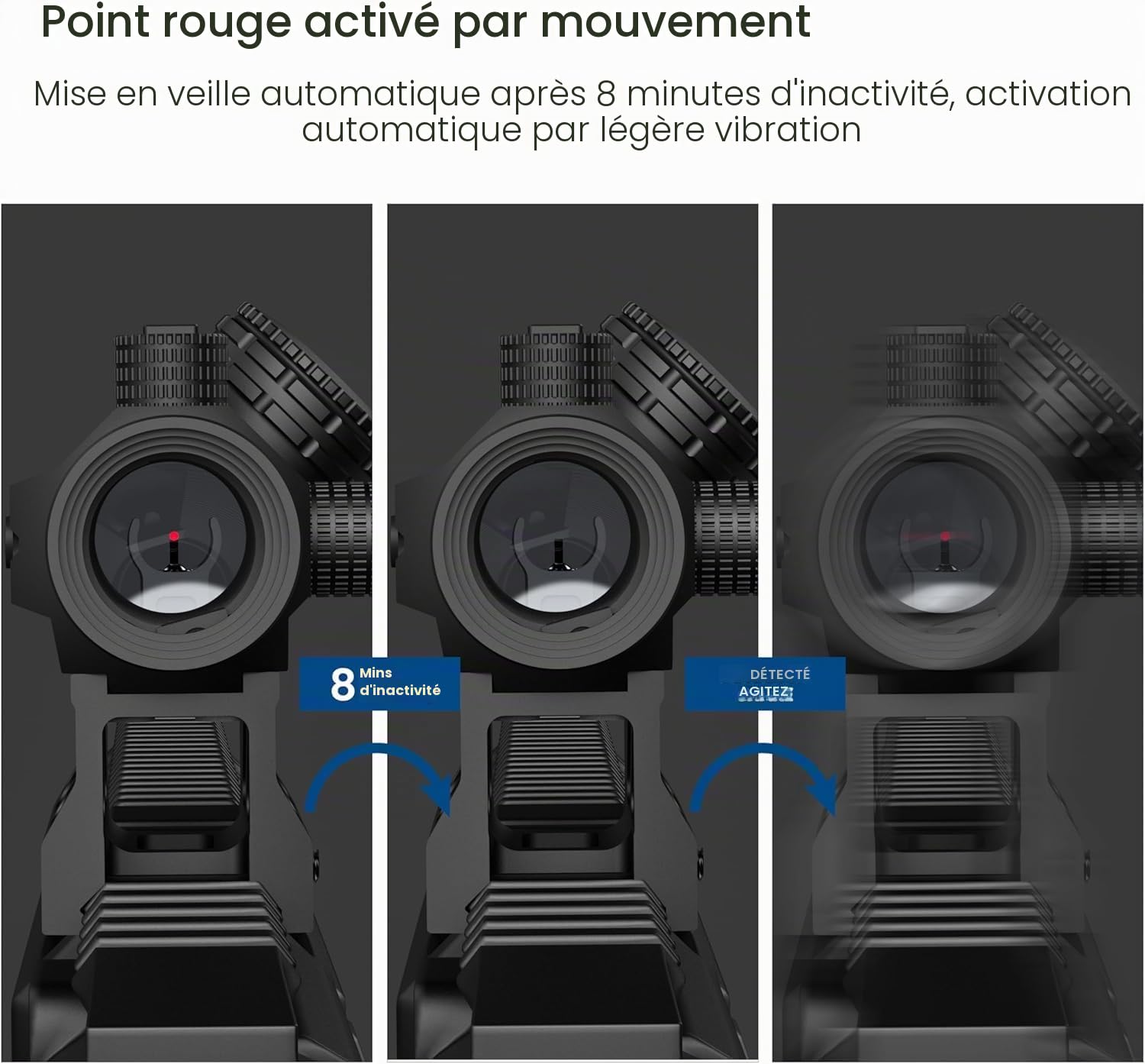Feyachi Viseur Point Rouge 2 MOA avec Magnifier 1,5X - 5X Combinaison | V30 Viseur Airsoft avec M37 Optique Loupe et un Flip-montage à gauche pour rail Picatinny 20/22mm