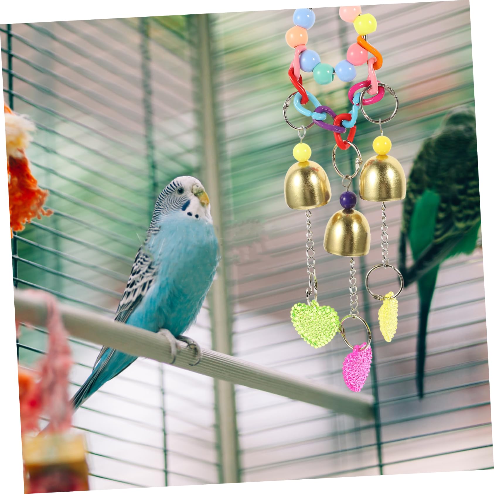 VANZACK 6stücke Vogelspielzeug Mit Bunte Käfiganhänger Für Wellensittiche Und Papageien Kauspielzeug Beschäftigung Und Spaß Für Haustiere Sicheres Langlebiges Material