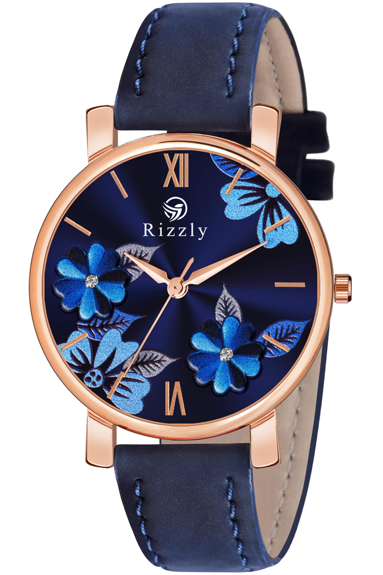 Septem 151-Blue Flowered Design Watch for Girls and Wo Analog Wrist Watch for Women (B0CRB841BC) Amazon Price History, Amazon Price Tracker