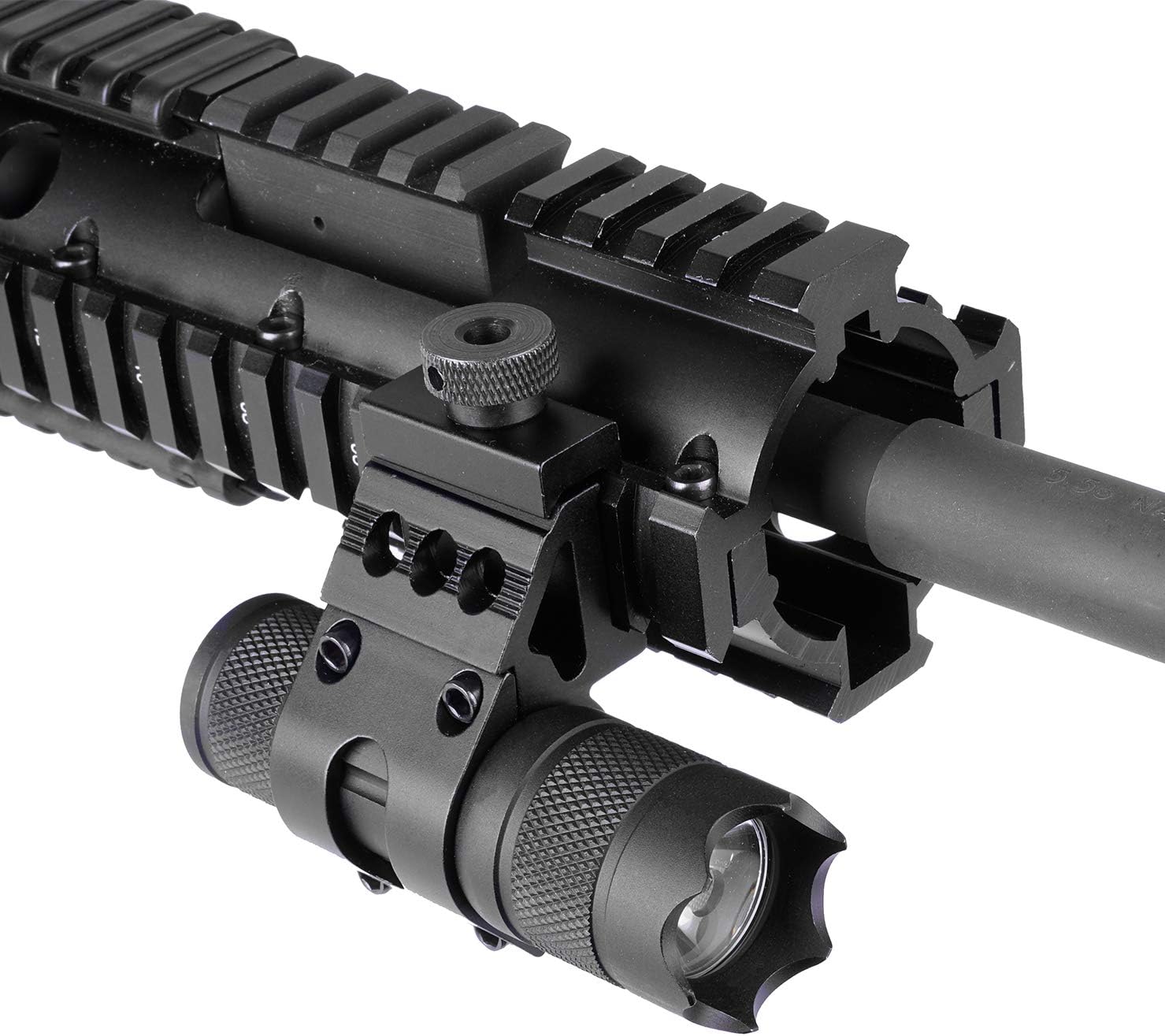 Monstrum Tactical 1" Offset Picatinny Rail Mount for Flashlights : Sports & Outdoors