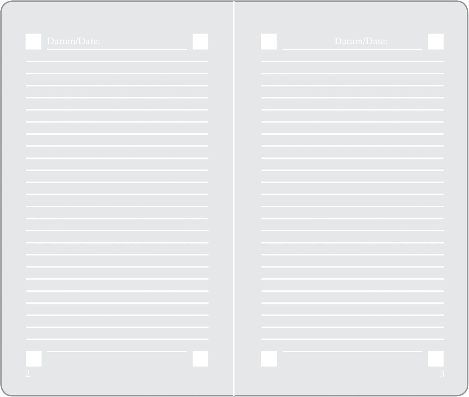 Leuchtturm1917 A5 Ruled Medium Notebook - Black