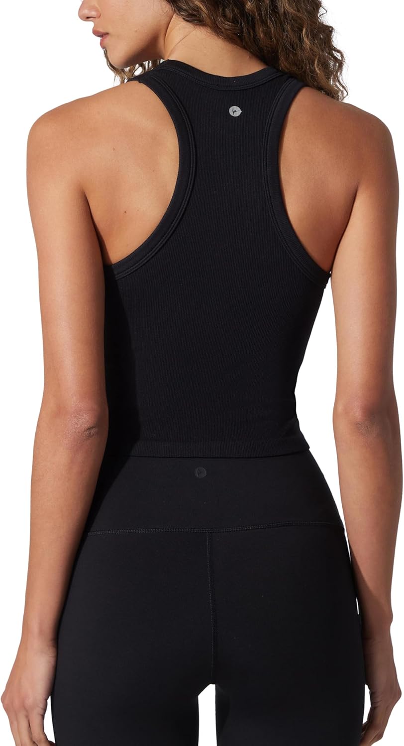90 Degree By Reflex 3-Pack Seamless Ribbed Tank Tops for Women | Short Length, Mid Length, and Full Length Tank Varieties - Image 4