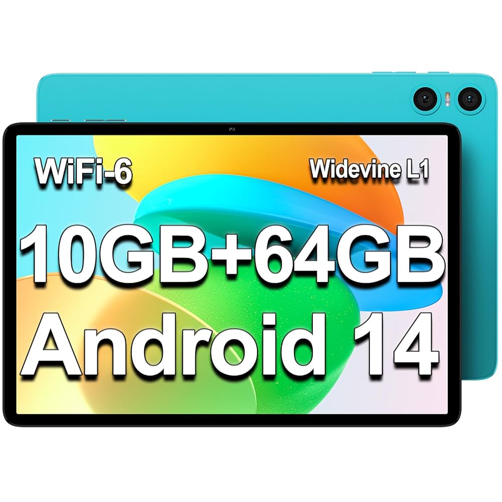 TECLAST P30 Android-14-tablet 10,1 cala, 10 GB RAM+64 GB ROM